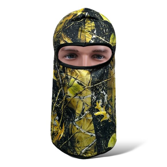 Camouflage Balaclava Full Face Mask: UV Protection, Windproof, Hunting - Picture 1 of 3